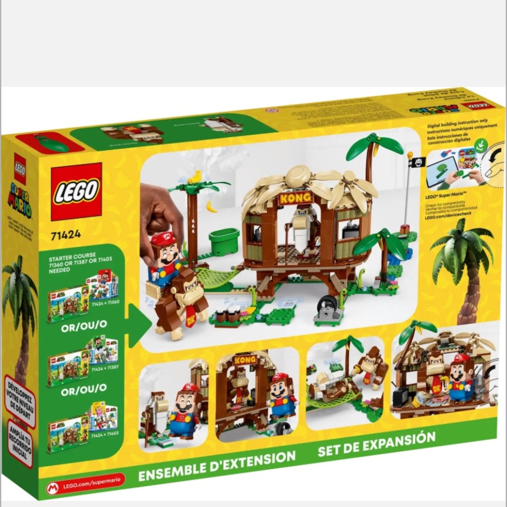 Donkey Kong's Tree House Expansion Set-New - Picture 2 of 8